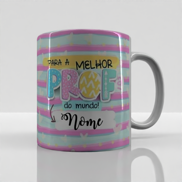 Caneca Dia Dos Professores Para Melhor Prof.ª Do Mundo