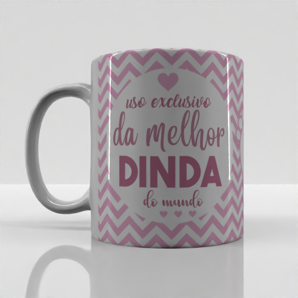 Caneca Madrinha Melhor Dinda Do Mundo